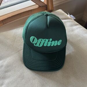Green 'Offline' Trucker Hat